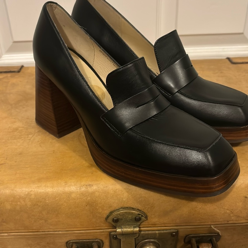 Ana Palma high heel loafer NWOT size 41 /9.5